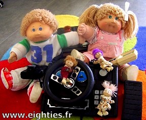 Années 80, 80's, eighties, console, retrogaming, colecovision, jeux, video, jeu, rétro, patoufs, cabbage patch kids, copinoux, zaxxon, arcade, nostalgie, souvenirs